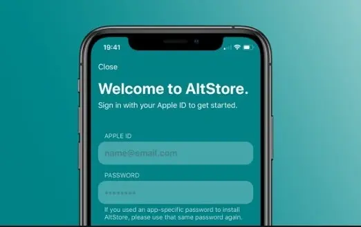 Launch AltStore on your iPad or iPhone