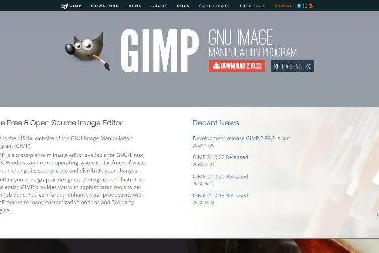 Best Graphic Design Software: GIMP