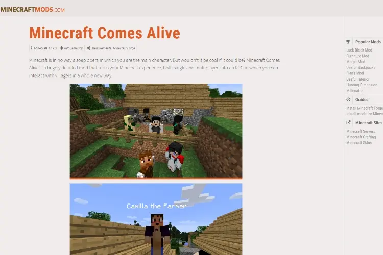 MinecraftComes Alive