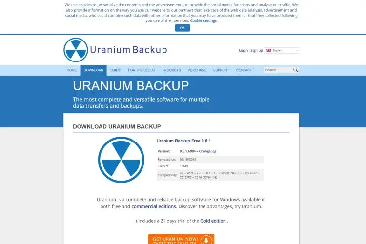 Uranium Backup 