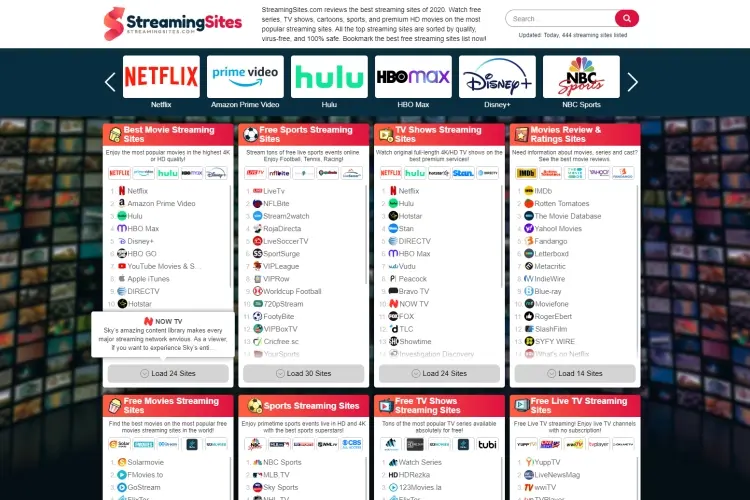 Streaming Sites