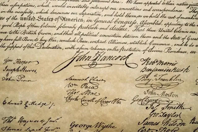 Obscure Founding Father's Signature (yahoo)