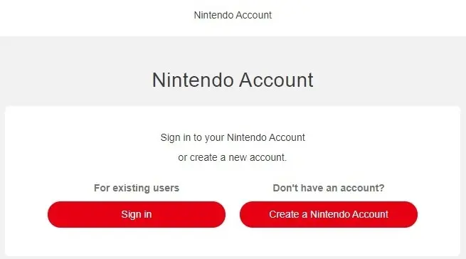 Launch your browser and visit the Nintendo website
